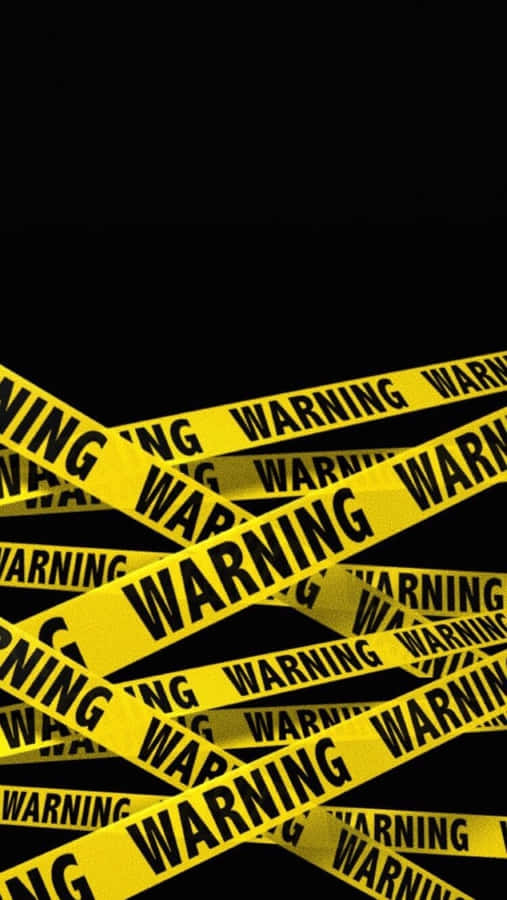 Yellow Tape Warning Wallpaper