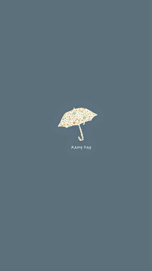 Yellow Umbrella Simple Iphone Wallpaper