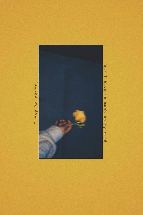 Yellow Vintage Aesthetic Wallpaper