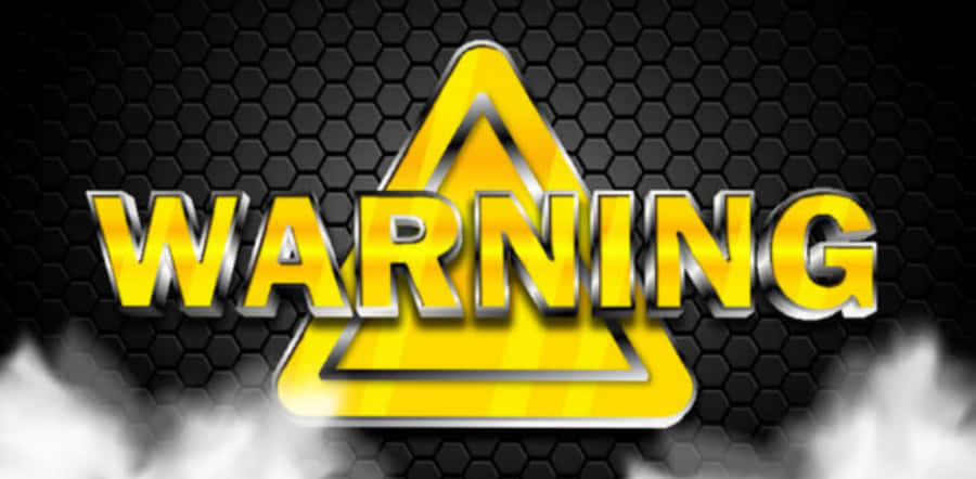 Yellow Warning Icon Wallpaper