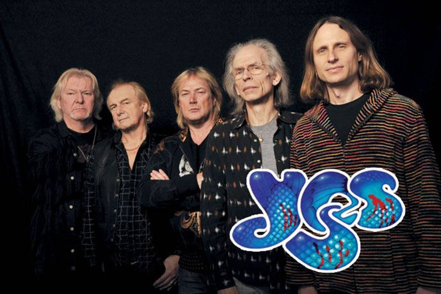 Yes English Rock Band Logo Wallpaper