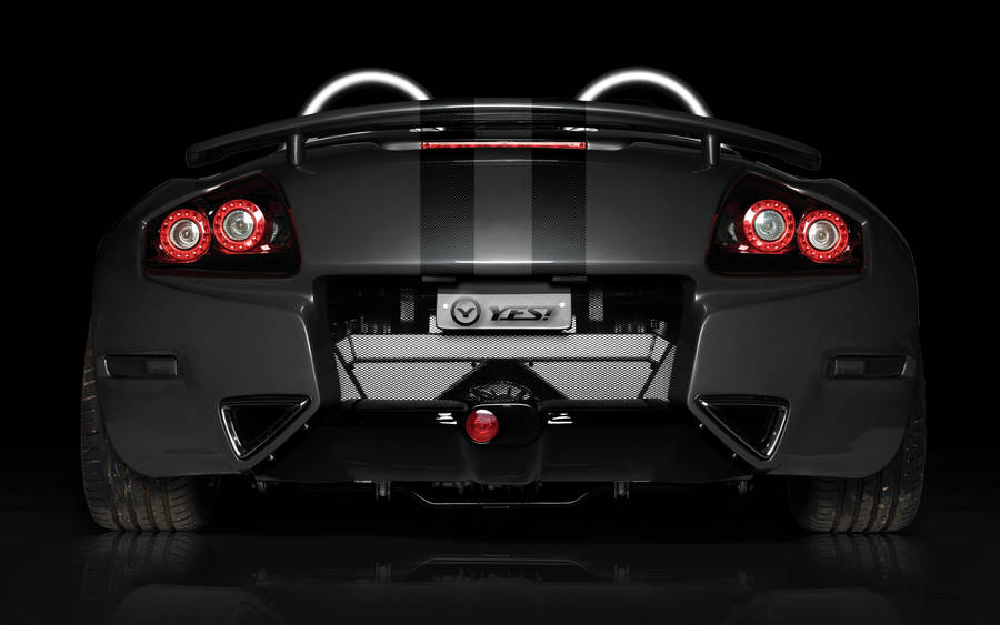 Yes Roadster Black Sports Car Wallpaper