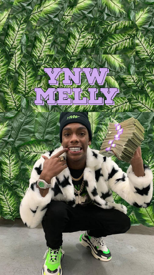 Ynw Melly Green Wallpaper