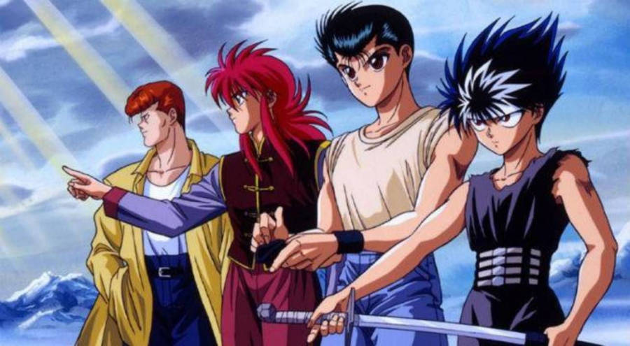 Yoko Kurama And Yuyu Hakusho Team Wallpaper