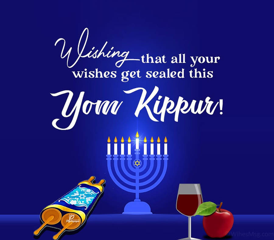 Yom Kippur Banner Wallpaper