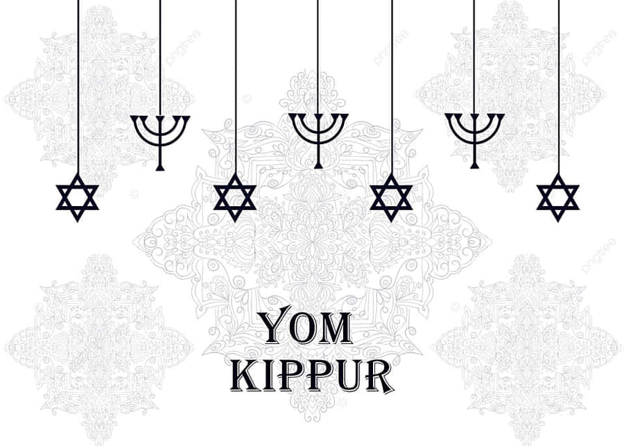 Yom Kippur Greeting Design Wallpaper