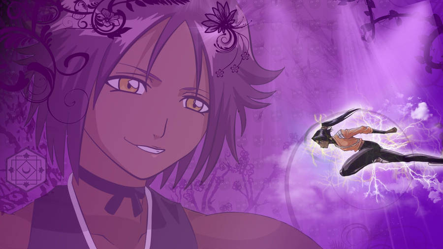 Yoruichi Shihouin Attack Wallpaper