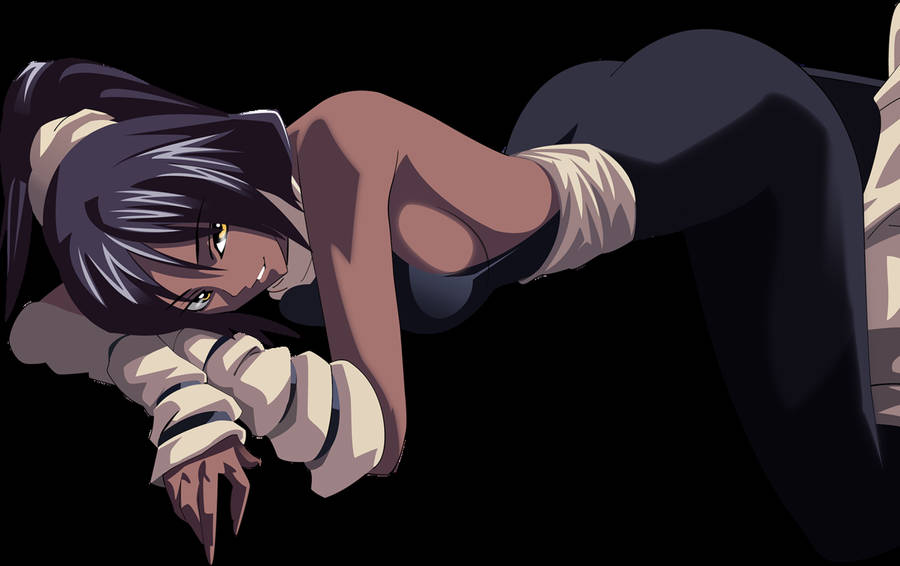 Yoruichi Shihouin Black Portrait Wallpaper