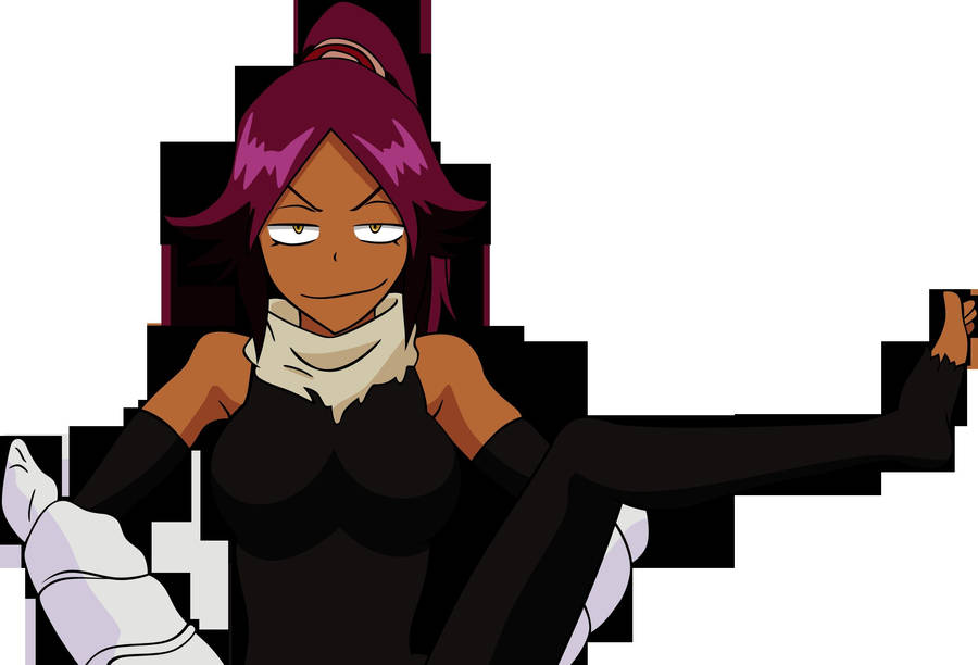 Yoruichi Shihouin Pixel Wallpaper