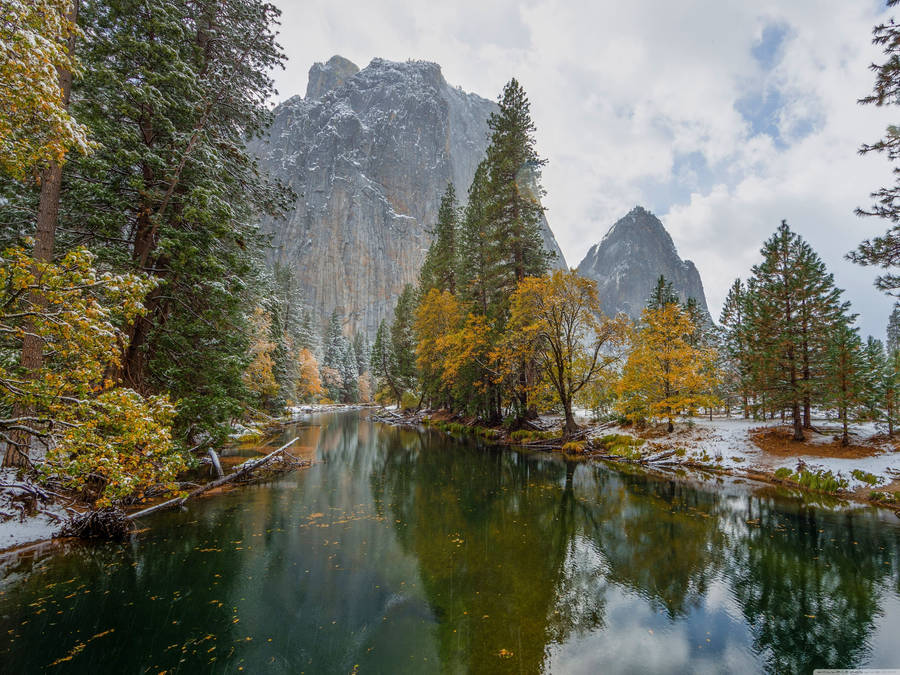 Yosemite National Park Winter Wallpaper