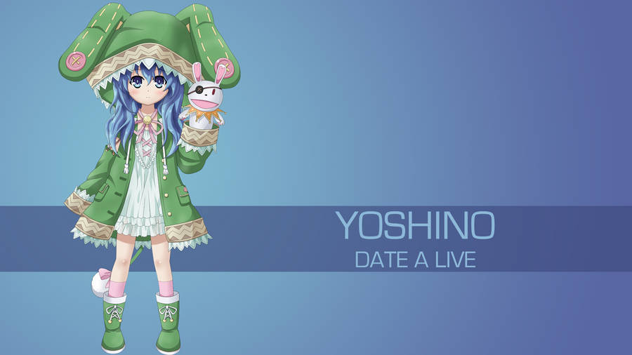 Yoshino Himekawa In Blue Wallpaper