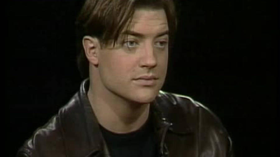 Young Brendan Fraser Celebrity Interview Wallpaper