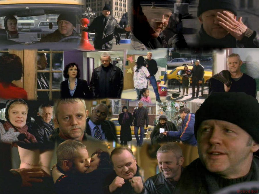 Young David Morse Acting Collage Wallpaper