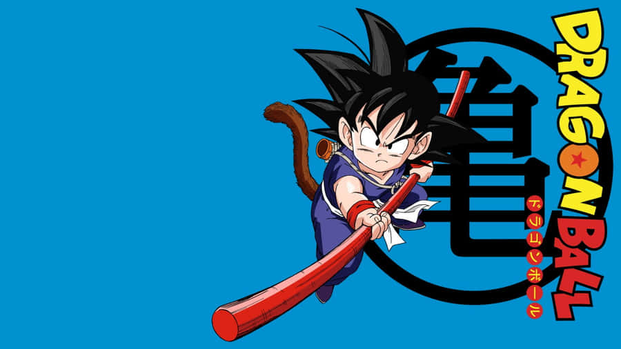 Young Goku On A Quest To Save The World! Wallpaper