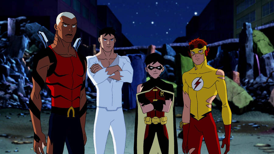 Young Justice Sidekicks Wallpaper