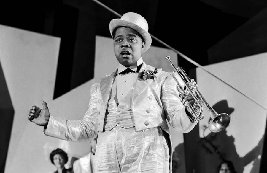 Young Louis Armstrong Photo Wallpaper