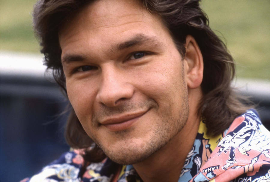 Young Patrick Swayze Photograph Wallpaper