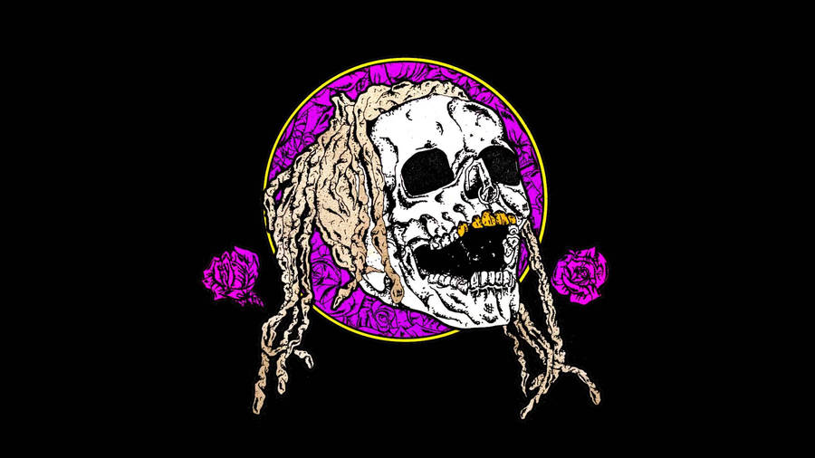 Young Thug Skull Art Wallpaper