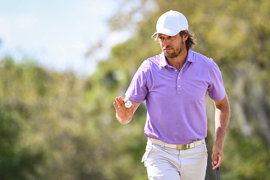 Youngest Australian Golfer Aaron Baddeley Wallpaper