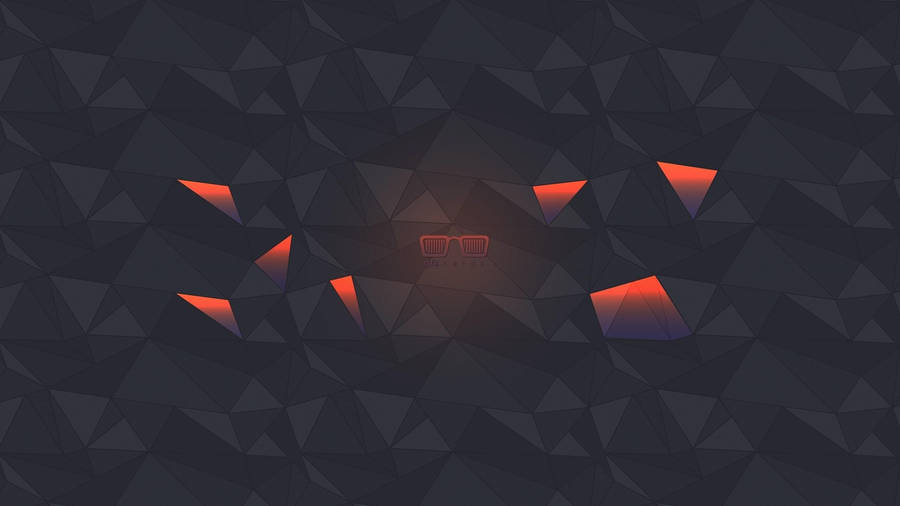 Youtube Thumbnail Geometric Black Wallpaper