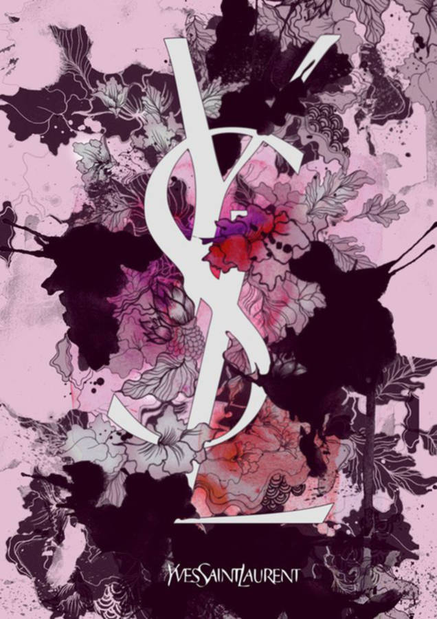 Ysl Floral Aesthetic Wallpaper