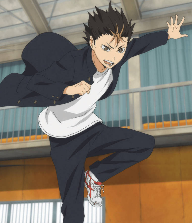 Yu Nishinoya Levitating Wallpaper