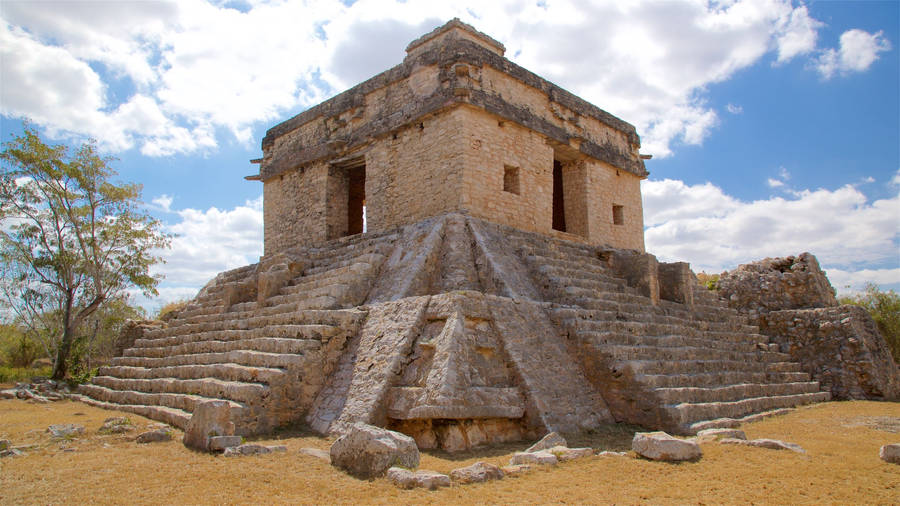 Yucatan Dzibilchaltun Site Wallpaper