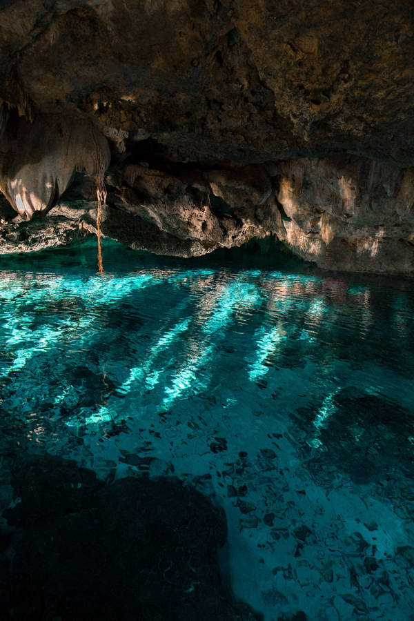 Yucatan Two Eyes Cenote Wallpaper