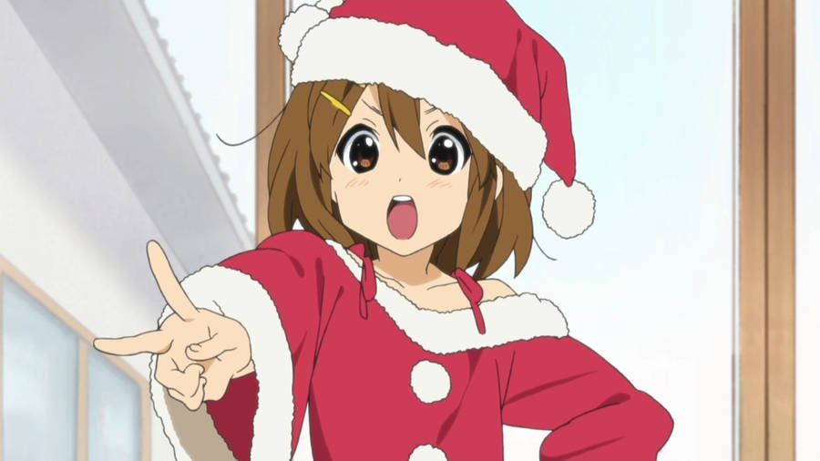 Yui Hirasawa K-on! Screenshot Wallpaper