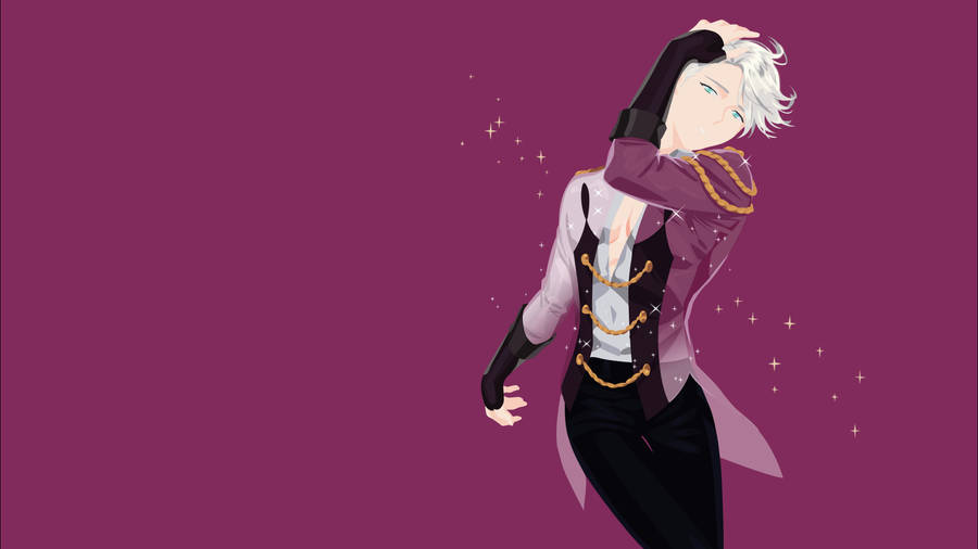 Yuri On Ice Purple Victor Wallpaper