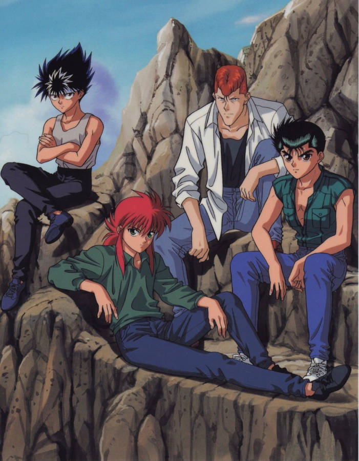 Yuyu Hakusho Iconic Characters Wallpaper