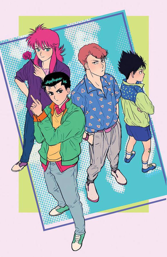 Yuyu Hakusho Pastel Art Wallpaper