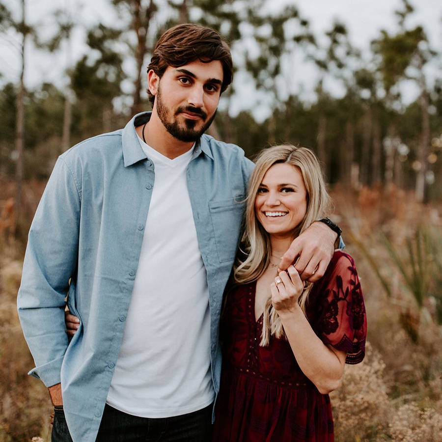 Zach Eflin Arm Around Wife Wallpaper