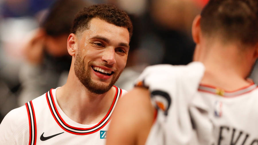 Zach Lavine Genuine Smile Wallpaper