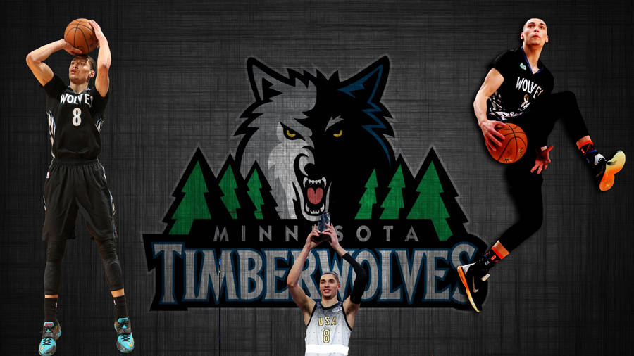 Zach Lavine In Timberwolves Wallpaper