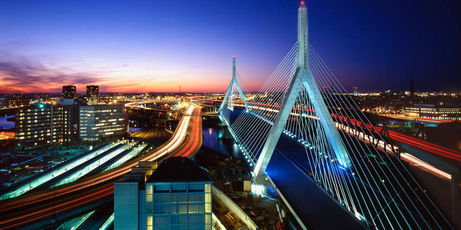 Zakim Bridge In Boston Wallpaper