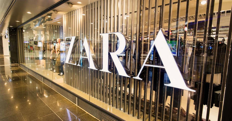 Zara Modern Trendy Store Wallpaper