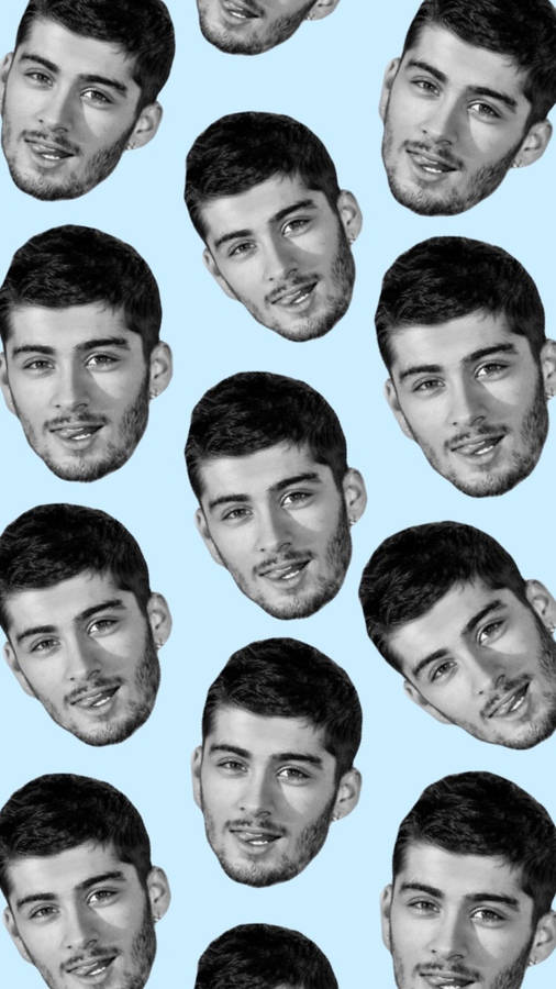 Zayn Malik Aesthetic Pattern Art Wallpaper