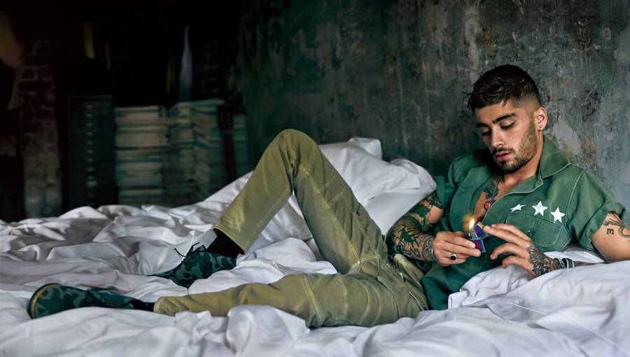 Zayn Malik Gq 2016 Celebrity Wallpaper