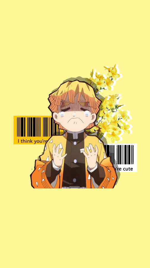 Zenitsu Pfp Yellow Wallpaper