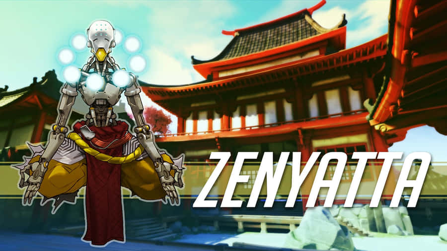 Zenyatta Characxter Sword Building Wallpaper