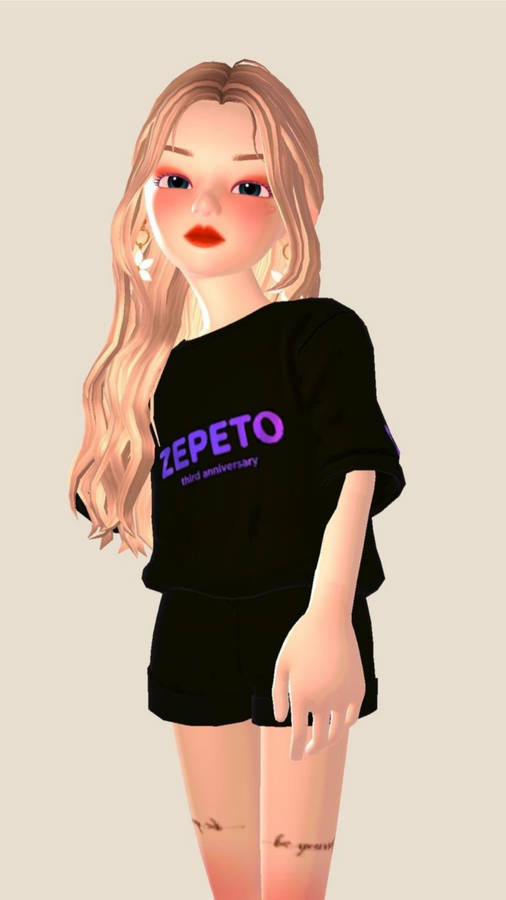 Zepeto Stylish E-girl Wallpaper