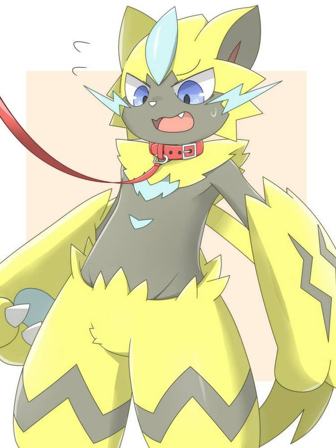 Zeraora On Collar Wallpaper