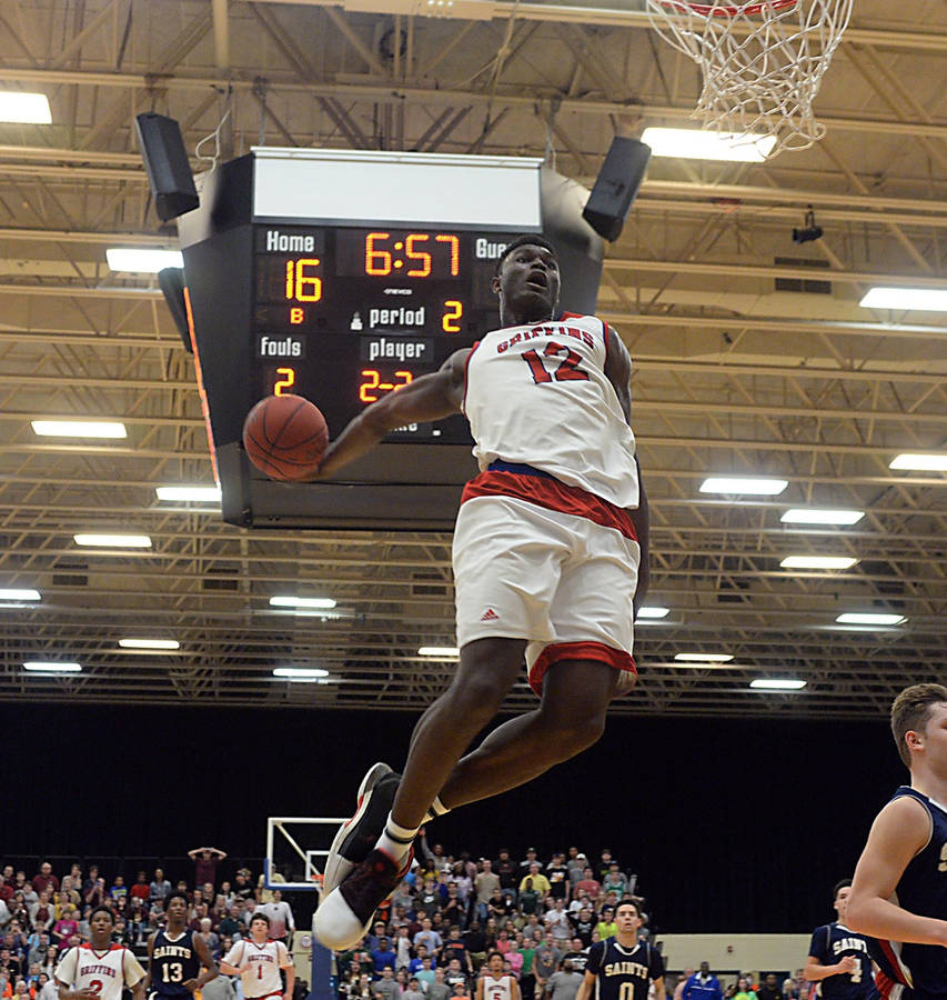 Zion Williamson Spartanburg Day Griffins Wallpaper