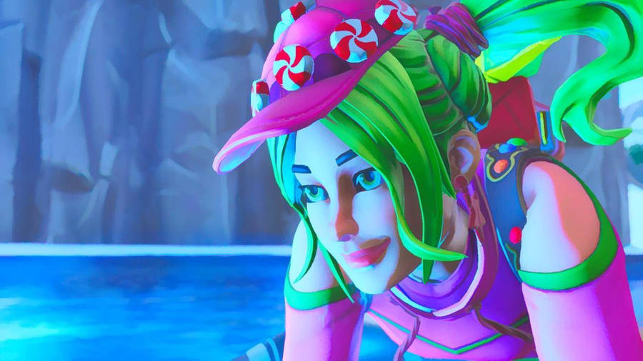 Zoey Fortnite Thumbnails Wallpaper