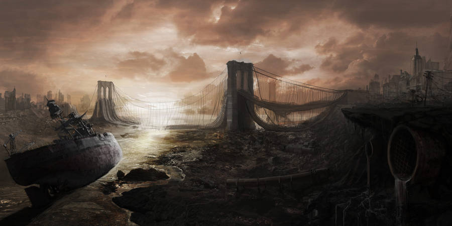 Zombie Apocalypse Sea Wallpaper