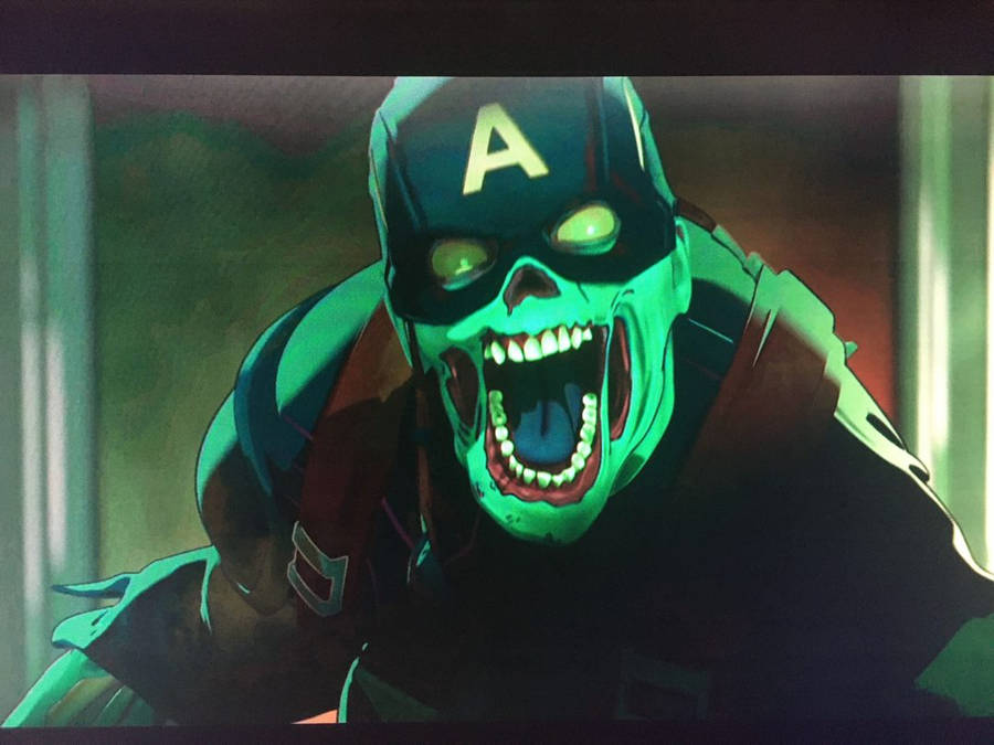 Zombie Captain America Artwork Wallpaper