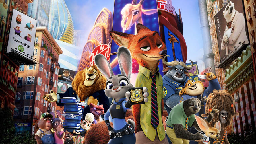 Zootopia Animal City Wallpaper