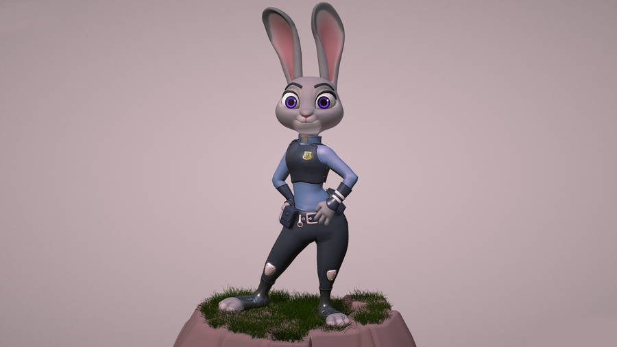 Zootopia Judy Hopps Figurine Wallpaper