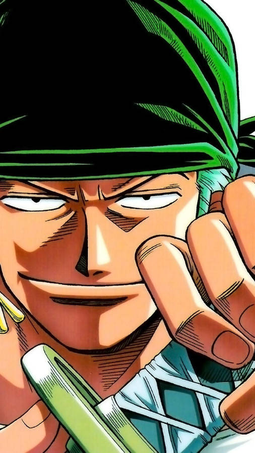 Zoro Hd Close-up Portrait Shot Wallpaper